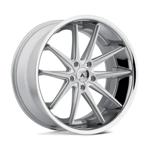 Asanti Black – ABL-5 ALTAIR – Silver – 20″x10″ 45mm – Summer Wheels – ABL5-20101245SL